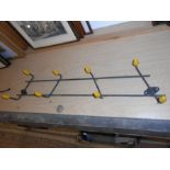 Retro Coat Hooks 28 inches long