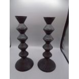 Pair of candlestick holders