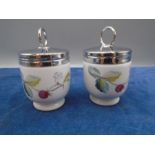 Royal Worcester egg coddlers