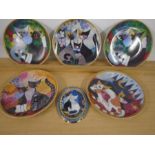 Picture plates featuring cats