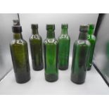 6 Idris vintage lemonade bottles