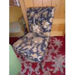 job lot- rush seat chair, floral chair, lloyd loom style chair and bin