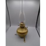 Brass base oil lamp