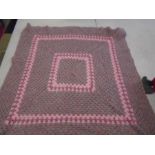 2 crochet blankets approx 90x90cm