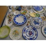 China collection to include Goebel Royal Douton, spode, Charmouth teddy bear figures, pot lids,