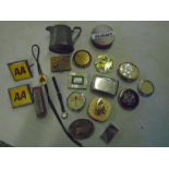 Compacts, AA badges and few other items