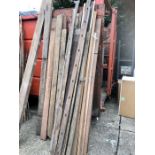 Qty of assorted timber