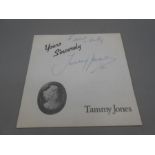 Tammy Jones Yours Sincerely Record signed Tammy Jones to Cecil and Betty