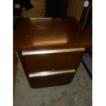 Retro 2 Drawer Filing Cabinet 23 x 18 inches 32 inches tall