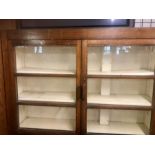 Vintage 2 door Oak bookcase with adjustable shelves