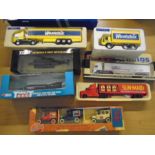 Corgi ,Lledo models of die cast cars and planes and weetabix lorries