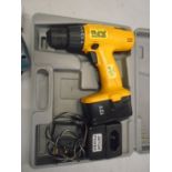 12v cordless drill driver, in case