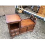 Old Charm style monks bench / telephone seat