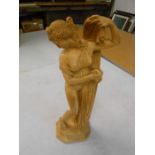 Italian Lady Figure 16 inches tall ( resin ? )