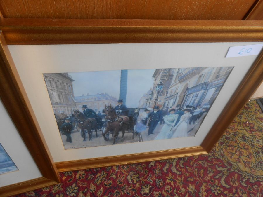 Half Stillage of modern framed Prints ( stillage not included ) glass broken on one picture and - Image 2 of 21