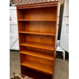 Beresford and Hicks Large Bookcase with adjustable shelves 28 x 92 cm x 194 cm tall