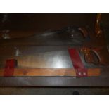 4 Vintage Panel Saws