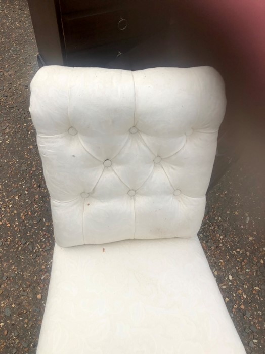 Antique Button back nursing chair - Image 2 of 3