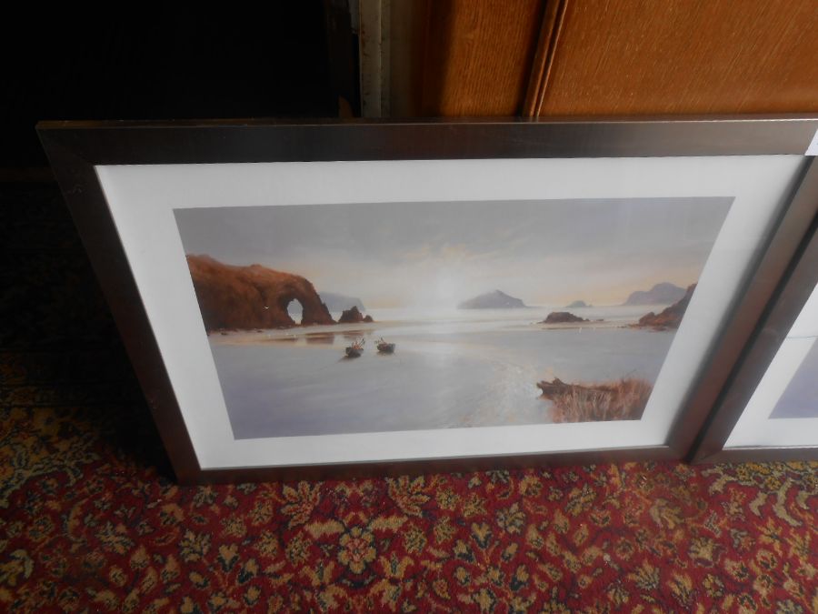 Half Stillage of modern framed Prints ( stillage not included ) glass broken on one picture and - Image 10 of 21