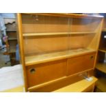 Vintage Glazed Bookcase 36 inches wide 32 tall 10 deep