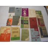 Vintage handbooks, manuals, books magazines including practical mechanics, John Deer, Fordson