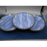 8 Denby Marble Pattern Plates 23 cm