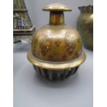 Brass elephant claw prayer bell/ hand bell