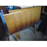 Pair of mid century single headboards