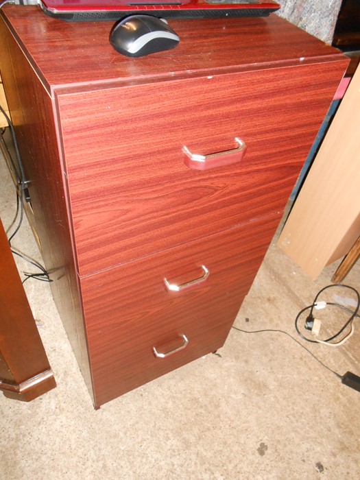 3 Drawer Filing Cabinet 45 cm wide 47 deep 103 cm tall