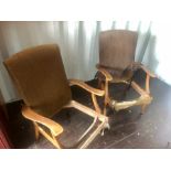 Pair of vintage Parker Knoll 732 Armchairs for reupholstering
