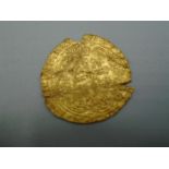 Gold coin? Edward 111 1/2 noble in 27mm coin protector