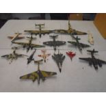 collection of model planes, as found