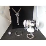 costume jewellery surplus stock from local jewellers, all new and unworn to include bracelets,