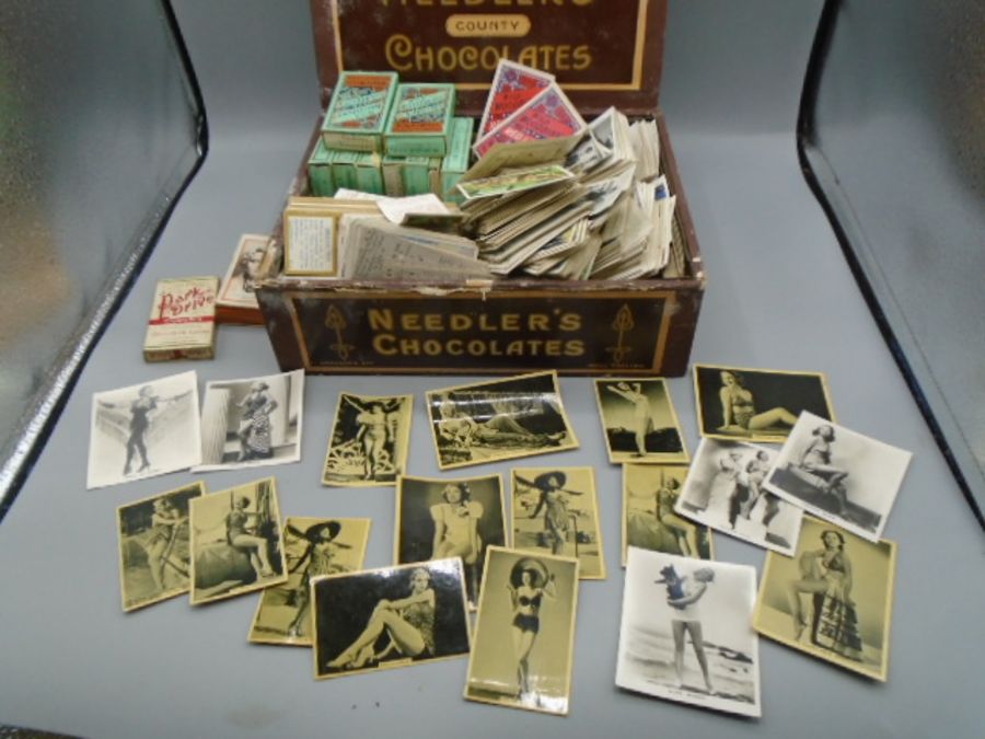 cigarette cards including film and stage beautys photo cards and camera studies of pin up style