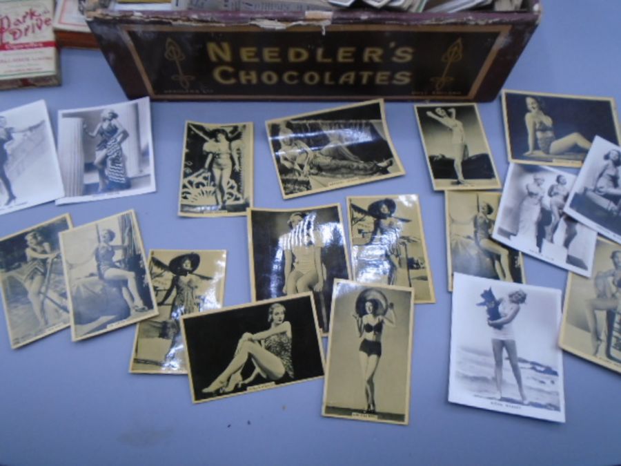 cigarette cards including film and stage beautys photo cards and camera studies of pin up style - Image 3 of 3