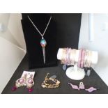 costume jewellery surplus stock from local jewellers, all new and unworn to include bracelets,