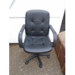 Black office swivel chair