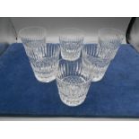 6 Lead Crystal Whisky Glasses
