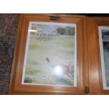 Assorted Sporting Prints and Punch Magazine Pages which have been framed