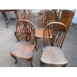 4 Stick Back Dining Chairs