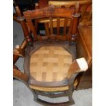 5 Victorian Bar Back Dining Chairs and One Other