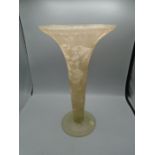 Fluted vase 37cm tall