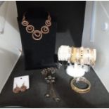 costume jewellery surplus stock from local jewellers, all new and unworn to include bracelets,