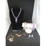 costume jewellery surplus stock from local jewellers, all new and unworn to include bracelets,