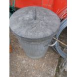 Galvanised Dustbin