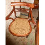 Cane Seated Armchair