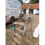 Wooden Step Ladder ( sold as decorative / display item only )