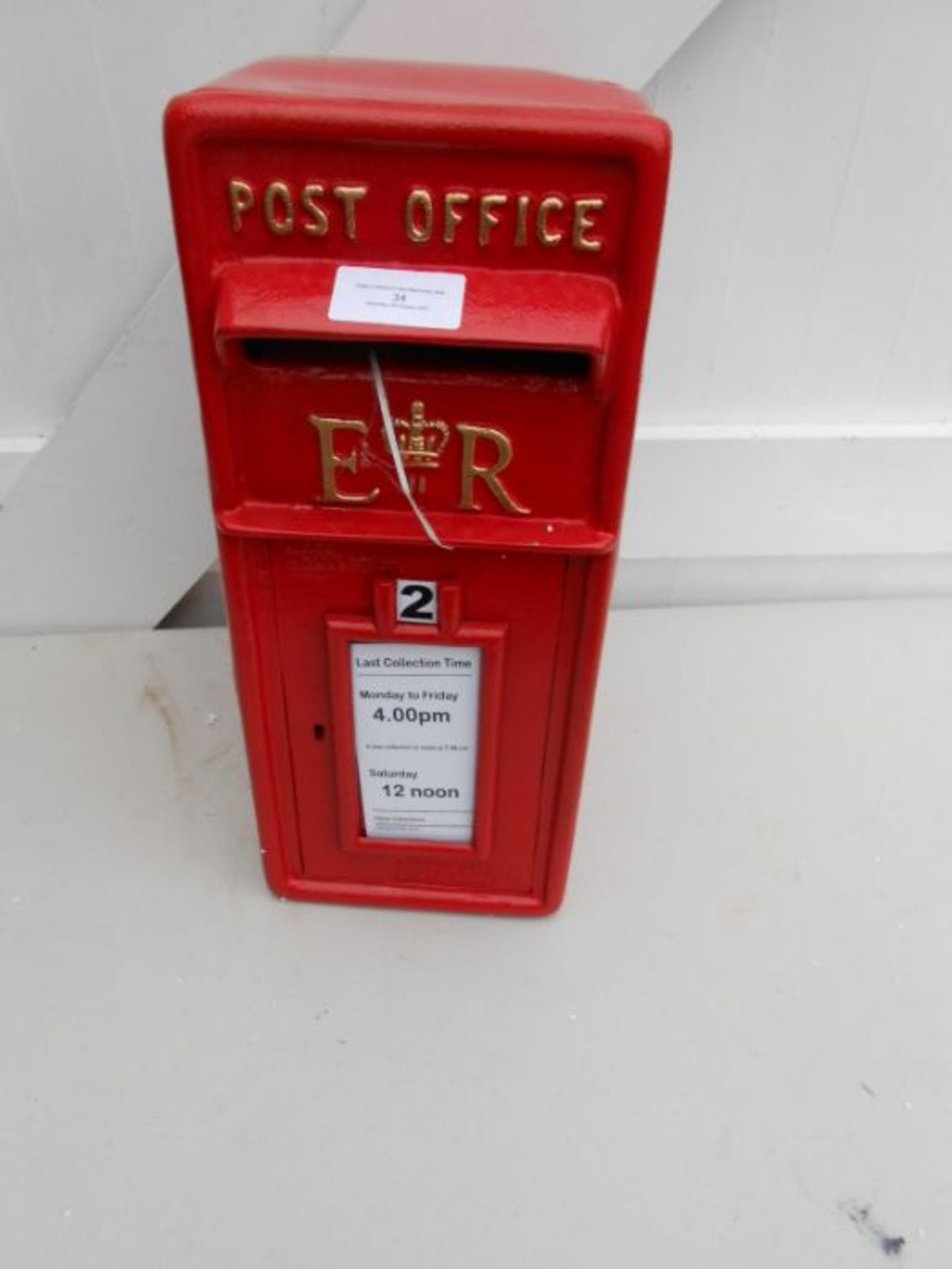 Red Royal Mail post box