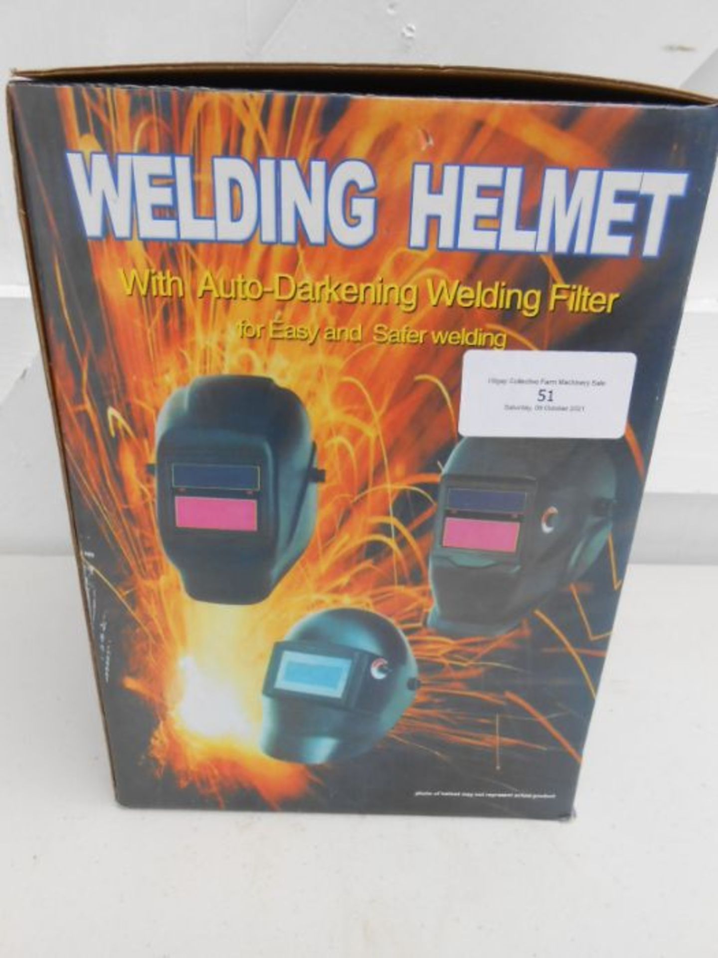 Automatic welding mask