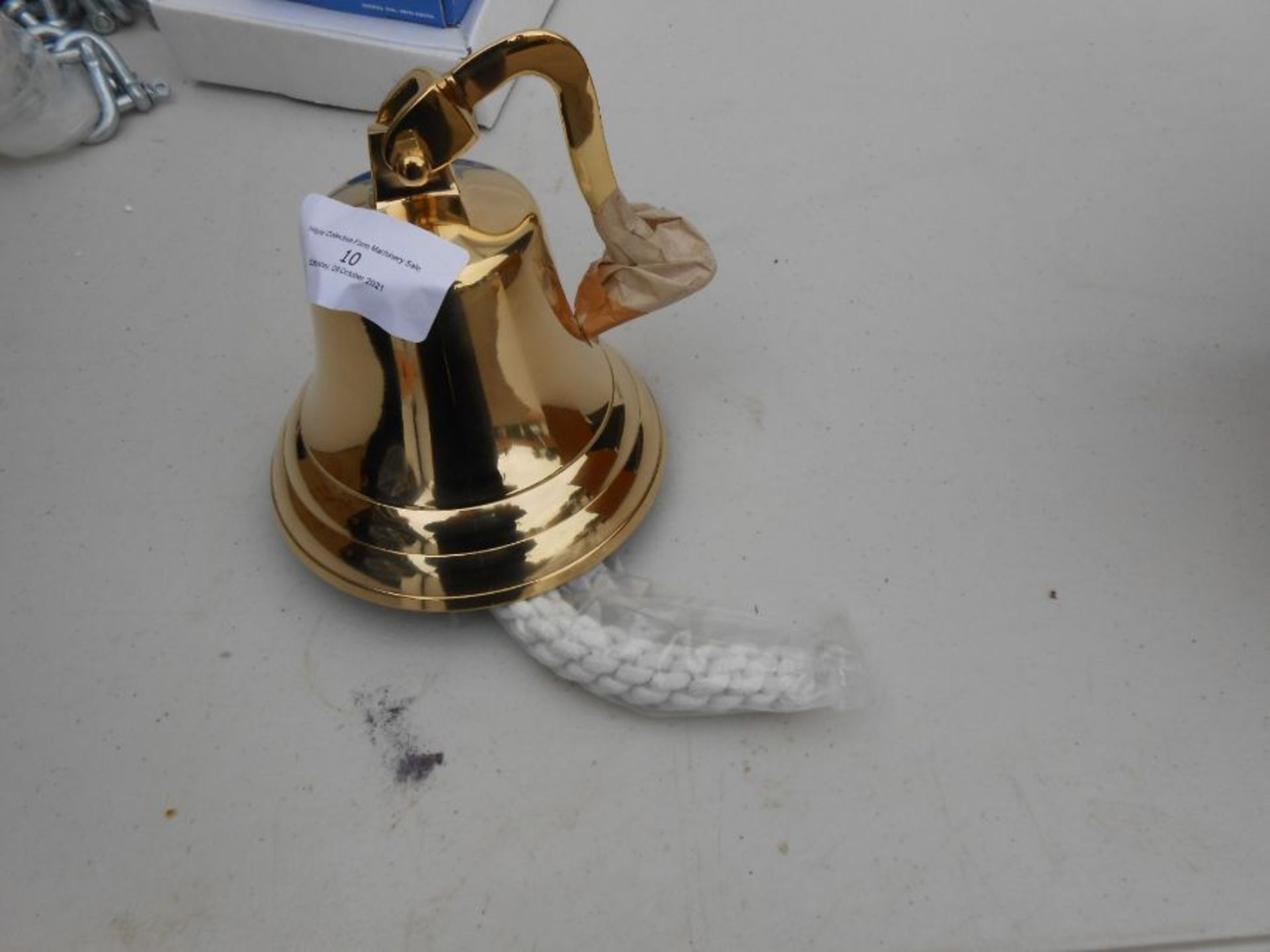 6" brass bell